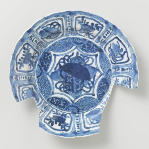 Plate from the V.O.C.-ship the 'Witte Leeuw'