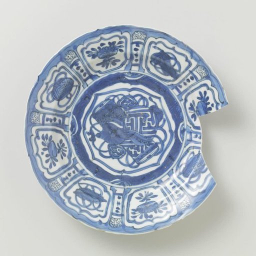 Plate from the V.O.C.-ship the 'Witte Leeuw'