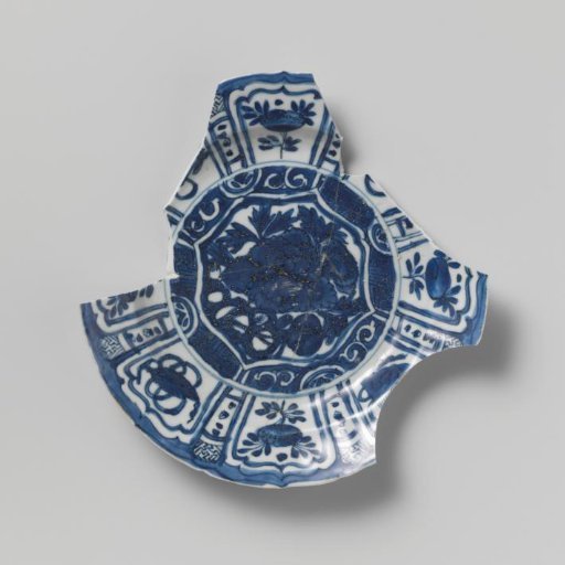 Fragment of a plate from the VOC ship 'The White Lion'