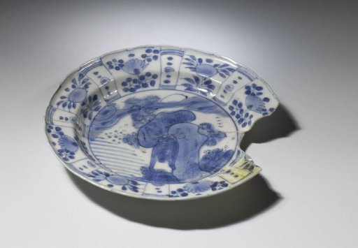 Plate from VOC ship the 'Witte Leeuw'