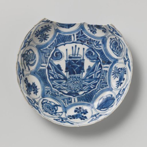 Plate from VOC ship the 'Witte Leeuw'