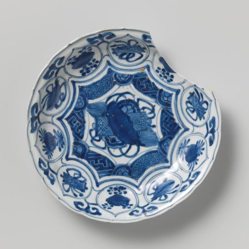 Plate from VOC ship the 'Witte Leeuw'