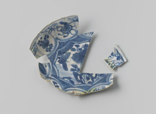 Plate from VOC ship the 'Witte Leeuw'