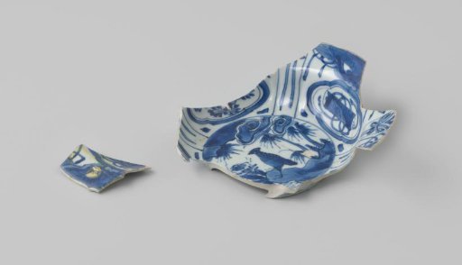 Fragment of a deep plate from the VOC ship 'Witte Leeuw'
