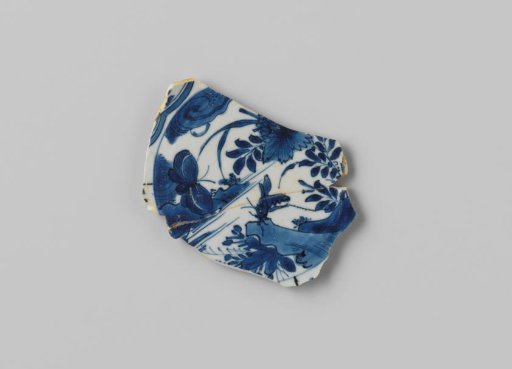 Fragment of a Plate from the VOC Ship 'Witte Leeuw'