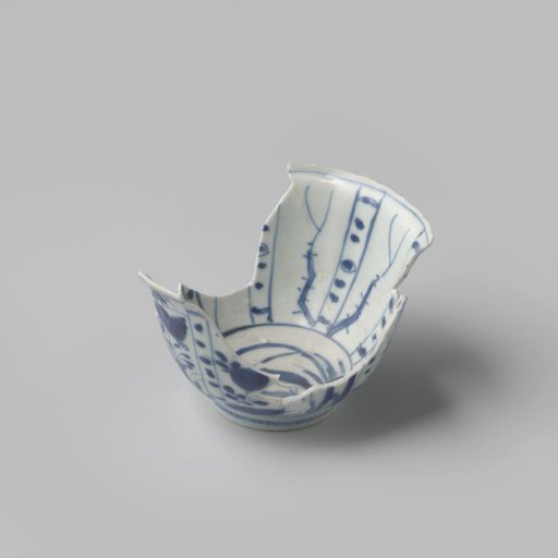 Fragment of a bowl from the VOC ship 'Witte Leeuw'