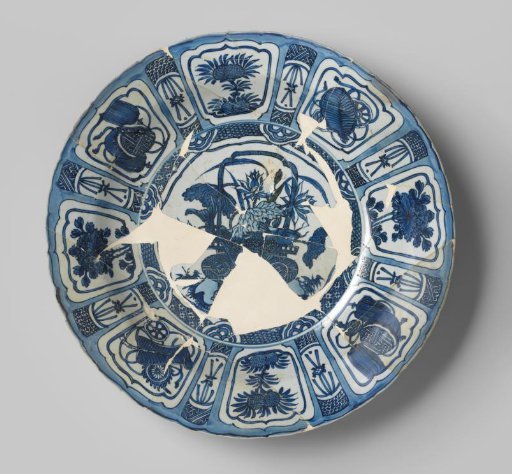 Plate from the VOC Ship 'Witte Leeuw'