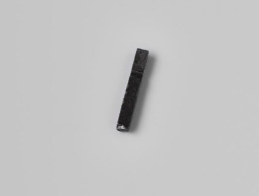 Printing type with probably a Malay character from the wreck of the Dutch East India ship Hollandia