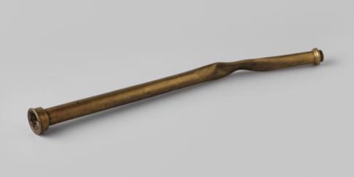 Nozzle of a fire engine from the wreck of the Dutch East India ship  Hollandia