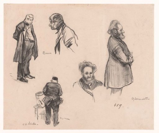 Members of the Second Chamber A. Buma, G.M. van der Linden and A. Gildemeester