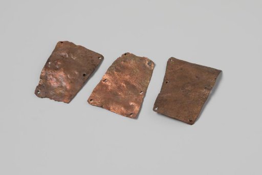 Kolf plates of muskets from the wreck of the East Indiaman Hollandia