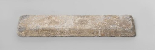 Lead ingot used as ballast  from the wreck of the Dutch East Indiaman Hollandia