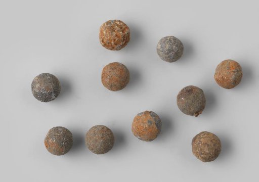 Musket Balls from the wreck of the East Indiaman Hollandia