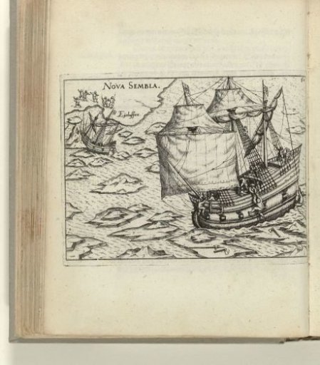 The ship stuck in the ice, 1596