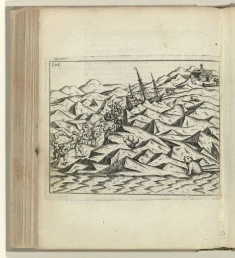 Clearing a path through the ice to the sea, 1597