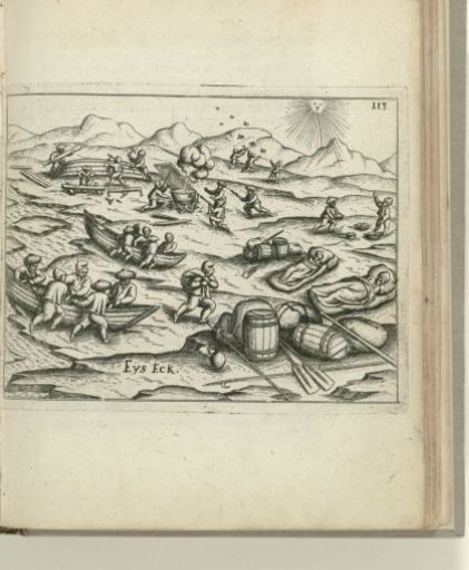 The boats are taken out of the water, 1597