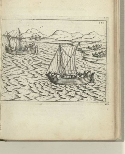 The boats are launched again, 1597