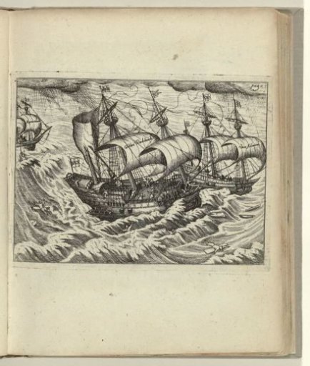 Collision Between the Ships of Barentsz and Van Linschoten, 1595