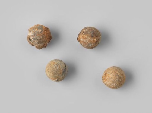 Musket Balls from the Wreck of the East Indiaman Hollandia