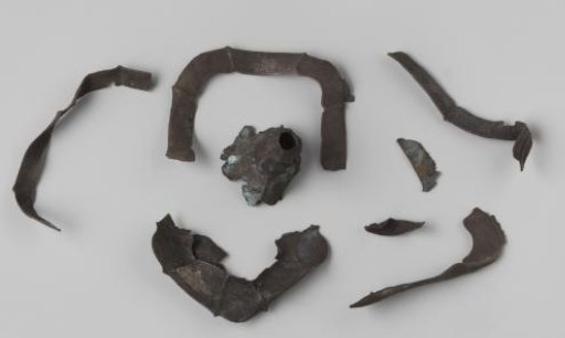 Fragments of a candelabrum from the wreck of the East Indiaman Hollandia