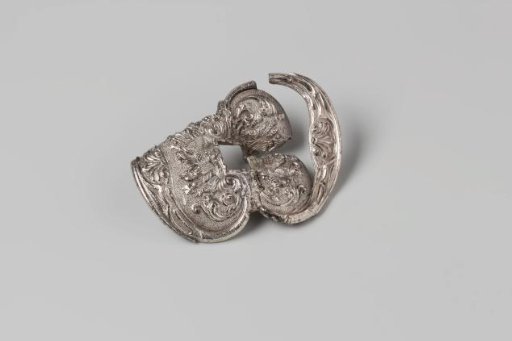Silver crossbar of a sword from the wreck of the Dutch East Indiaman Hollandia