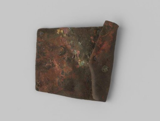 Kolf plate of a musket from the wreck of the East Indiaman Hollandia