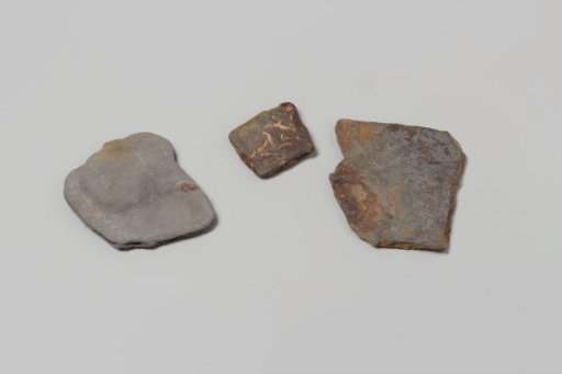 Slate fragments from the wreck of the East Indiaman Hollandia
