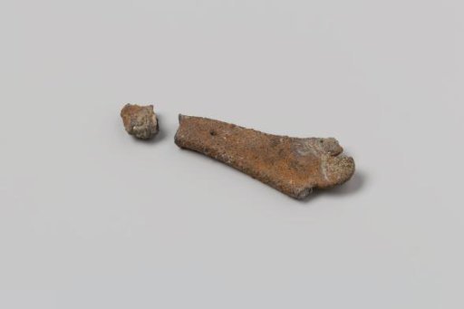 Fragments of a fork or spoon handle from the wreck of the East Indiaman Hollandia