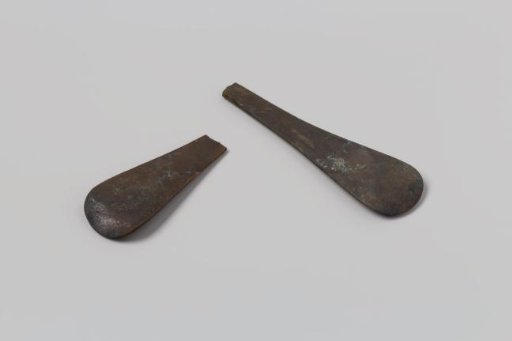 Fork or spoon handles from the wreck of the East Indiaman Hollandia