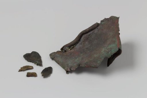 Copper fragments from the wreck of the East Indiaman Hollandia