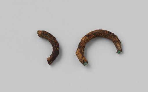 Broken ring-shaped fragment from the wreck of the East Indiaman Hollandia