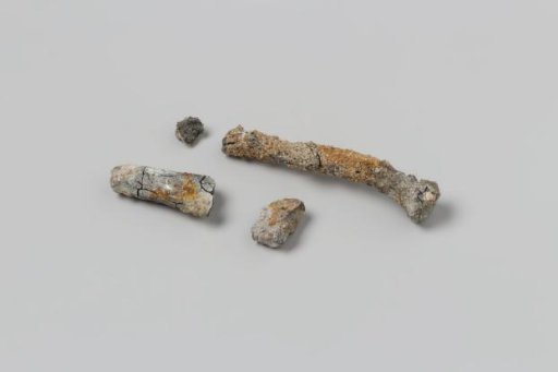 Fragments of fork or spoon handles from the wreck of the East Indiaman Hollandia