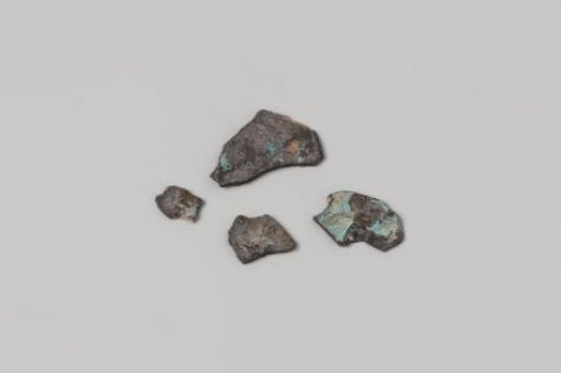 Fragments of silver from the wreck of the East Indiaman Hollandia