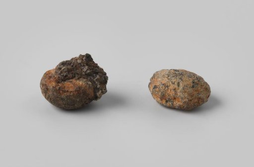 Musket balls from the wreck of the East Indiaman Hollandia