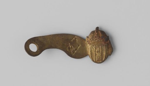 Fragment of a screw plate from a musket from the wreck of the East Indiaman Hollandia