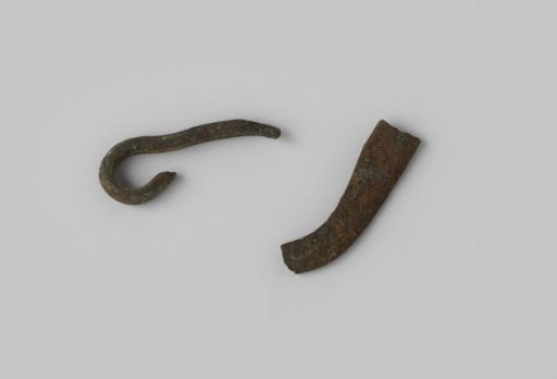 Pin and Fragment of a Buckle from the Wreck of the East Indiaman Hollandia