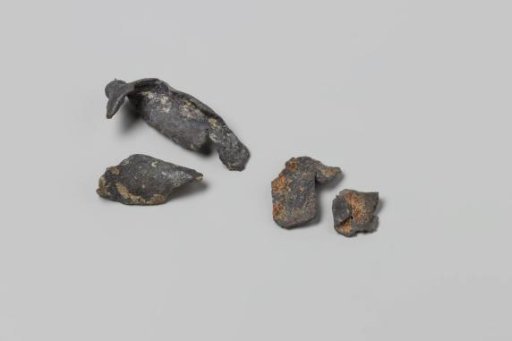 Lead fragments from the wreck of the East Indiaman Hollandia