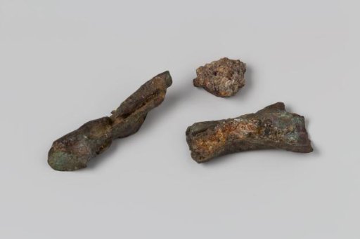 Copper fragments from the wreck of the East Indiaman Hollandia