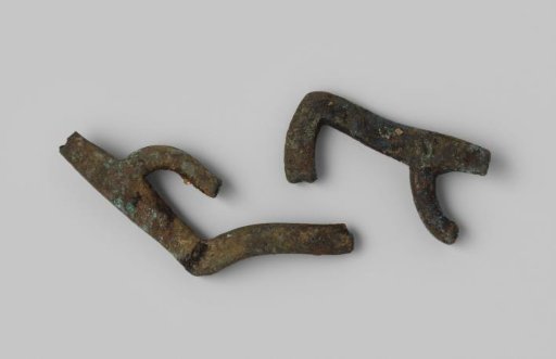 Fragments of a buckle from the wreck of the East Indiaman Hollandia