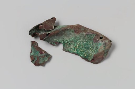 Fragments of copper from the wreck of the East Indiaman Hollandia