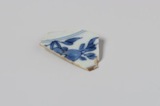 Sherd of a plate from the wreck of the East Indiaman Hollandia