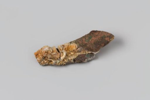 Copper fragment from the wreck of the East Indiaman Hollandia