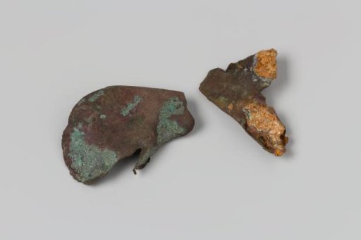 Copper fragments from the wreck of the East Indiaman Hollandia