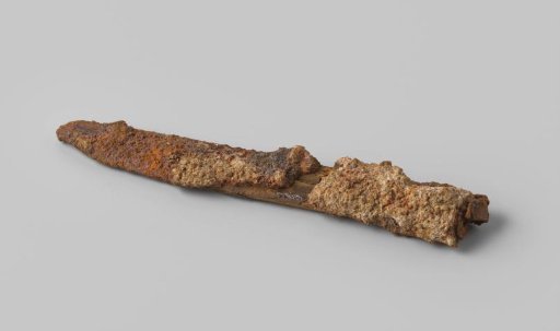 Scabbard with concretion from the wreck of the Dutch East Indiaman Hollandia