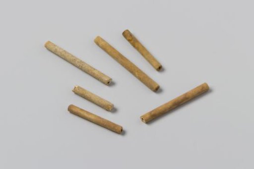 Fragments of pipe stems from the wreck of the East Indiaman Hollandia
