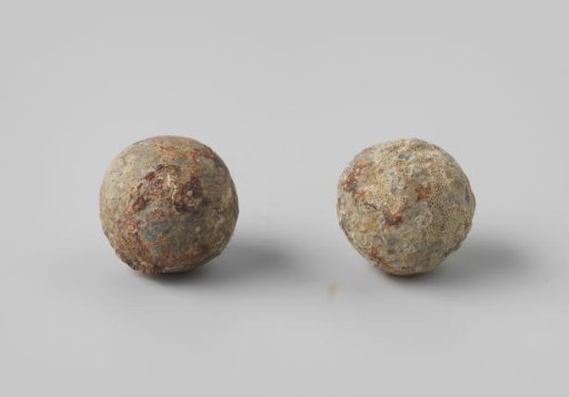 Musket Balls from the wreck of the East Indiaman Hollandia