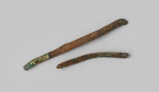Fragments of a belt buckle from the wreck of the East Indiaman Hollandia