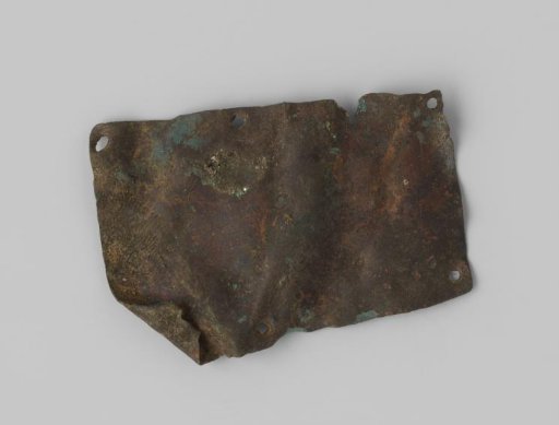 Kolf plate of a musket from the wreck of the East Indiaman Hollandia