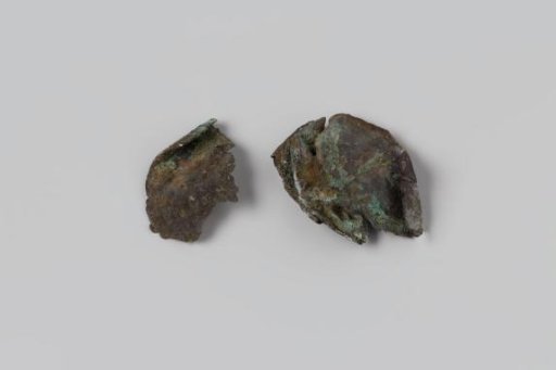 Fragments of copper from the wreck of the East Indiaman Hollandia