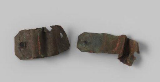 Ears of a cartridge case from the wreck of the East Indiaman Hollandia